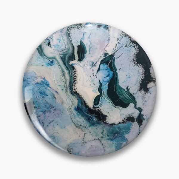 Item preview, Blue White Black Marble Art designed and sold by BEyourself be.