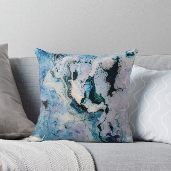Item preview, Blue White Black Marble Art designed and sold by BEyourself be.