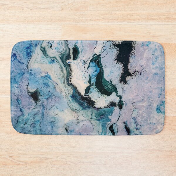 Item preview, Blue White Black Marble Art designed and sold by BEyourself be.