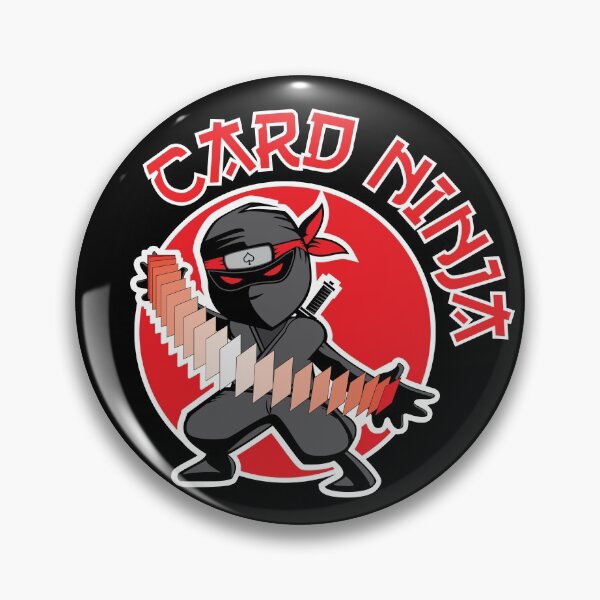 Item preview, Card Ninja Magic Design Red designed and sold by DoubleLifted.