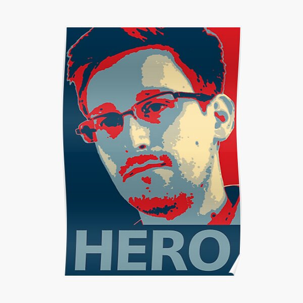 Snowden Hero Poster