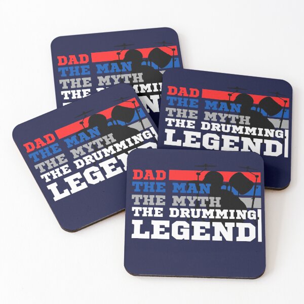 Item preview, Dad The Man The Myth The Drumming Legend designed and sold by dazza03.