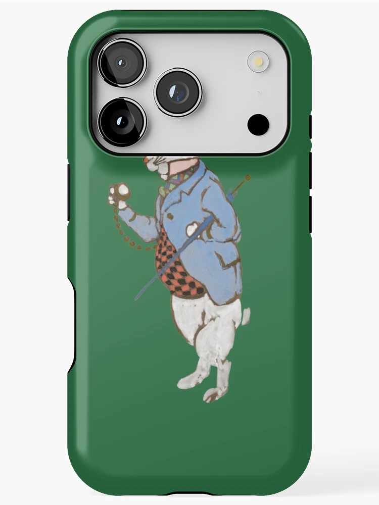 Thumbnail 1 of 4, iPhone Case, White Rabbit designed and sold by TheTimeMachine.