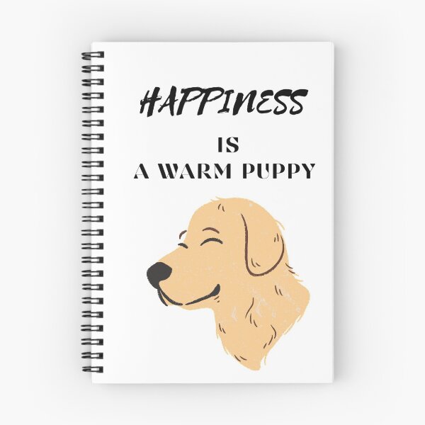 Item preview, Happiness is a warm puppy  designed and sold by NGstil.