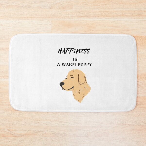 Item preview, Happiness is a warm puppy  designed and sold by NGstil.