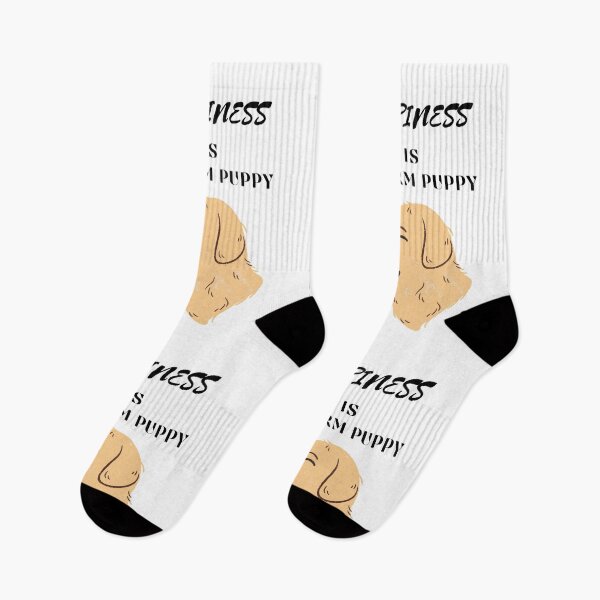 Item preview, Happiness is a warm puppy  designed and sold by NGstil.