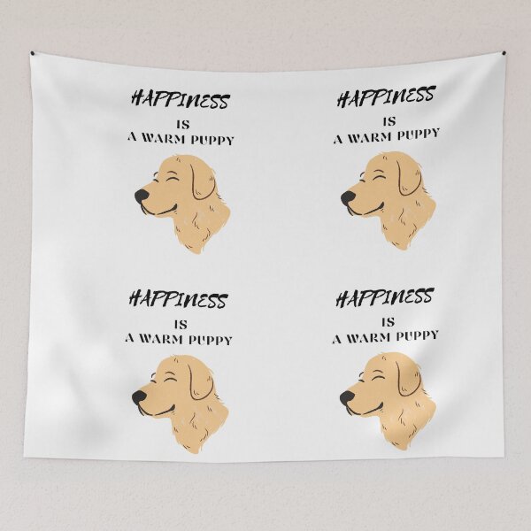 Item preview, Happiness is a warm puppy  designed and sold by NGstil.