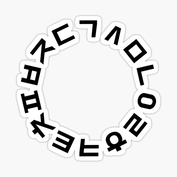 Korean Alphabet Stickers Redbubble