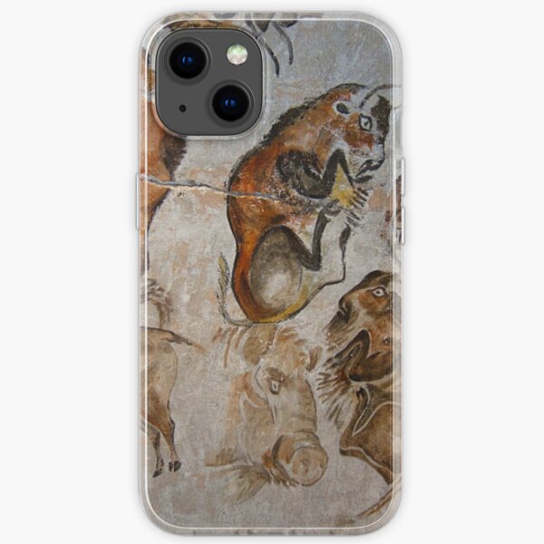 Altamira Bisons. Altamira cave paintings #AltamiraBisons #Altamira #CavePaintings #Bisons #CaveofAltamira  iPhone Soft Case