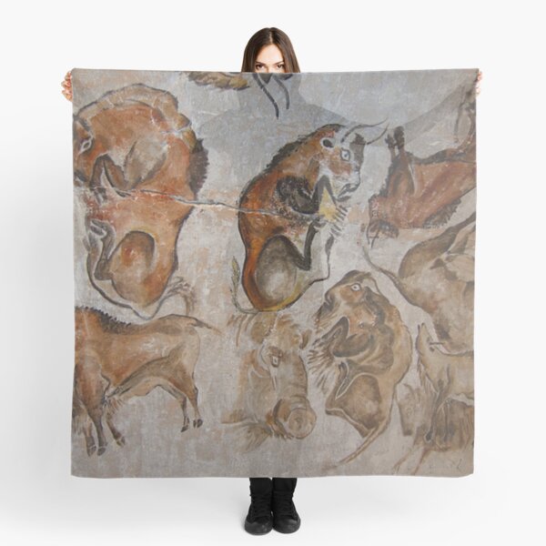 Altamira Bisons. Altamira cave paintings Scarf