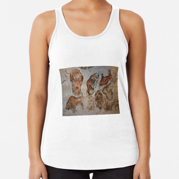 Altamira Bisons. Altamira cave paintings Racerback Tank Top