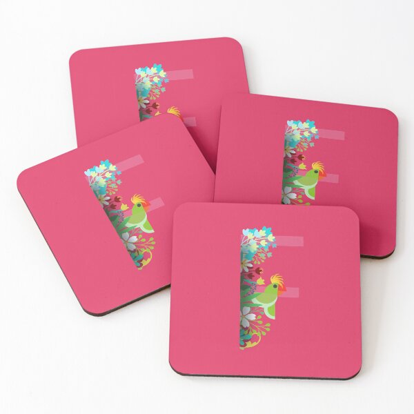 Item preview, Tropical alphabet F designed and sold by TheBWGalerie.