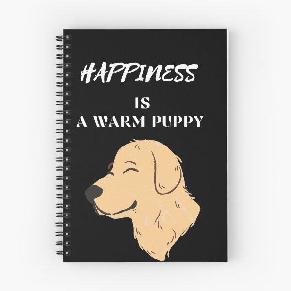 Item preview, Happiness is a warm puppy  designed and sold by NGstil.