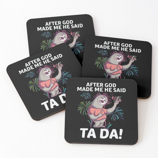 Item preview, After God Made Me sloth gift for sloth lovers designed and sold by BRtisticDesigns.
