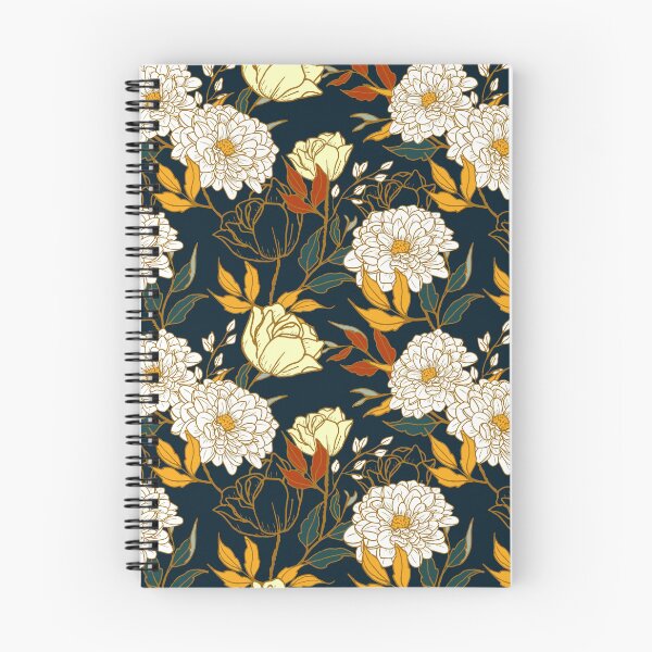 Item preview, Vintage White Flower Pattern  designed and sold by DesignBliss2021.