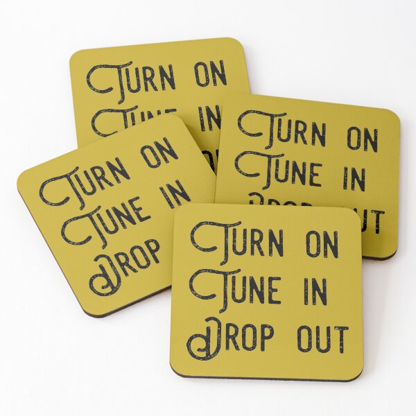 Item preview, Turn On, Tune In, Drop out (assorted 60s colours) designed and sold by DotorEaon.