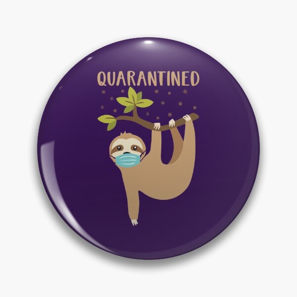 Item preview, Sloth Quarantine gift idea for sloth lovers designed and sold by BRtisticDesigns.