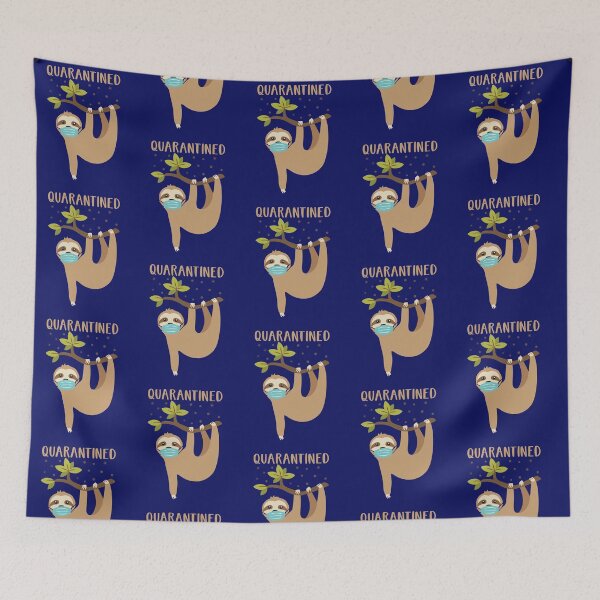 Item preview, Sloth Quarantine gift idea for sloth lovers designed and sold by BRtisticDesigns.