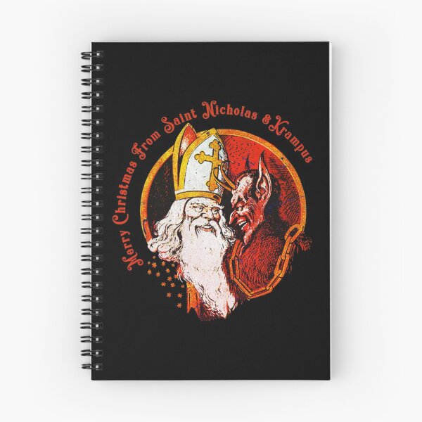 Item preview, Merry Christmas From St Nicholas and Krampus designed and sold by LindaHemingway.