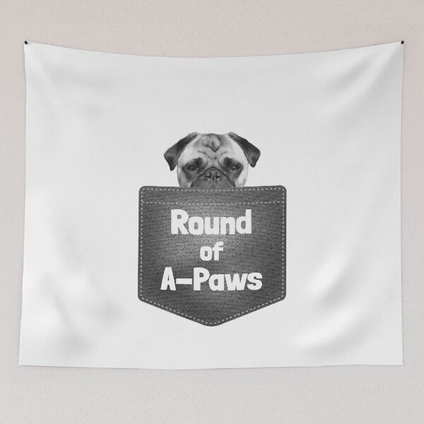 Item preview, Round of A-Paws designed and sold by 30-Merch.