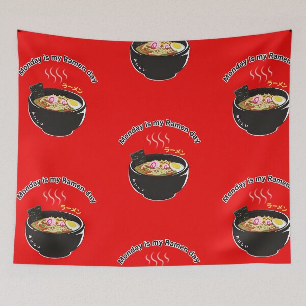 Item preview, El lunes es mi día de Ramen, cita divertida de fideos japoneses designed and sold by koonam.