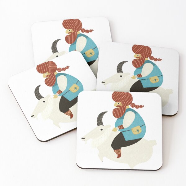 Item preview, A Man Riding a Goat designed and sold by mrfox-nyc.