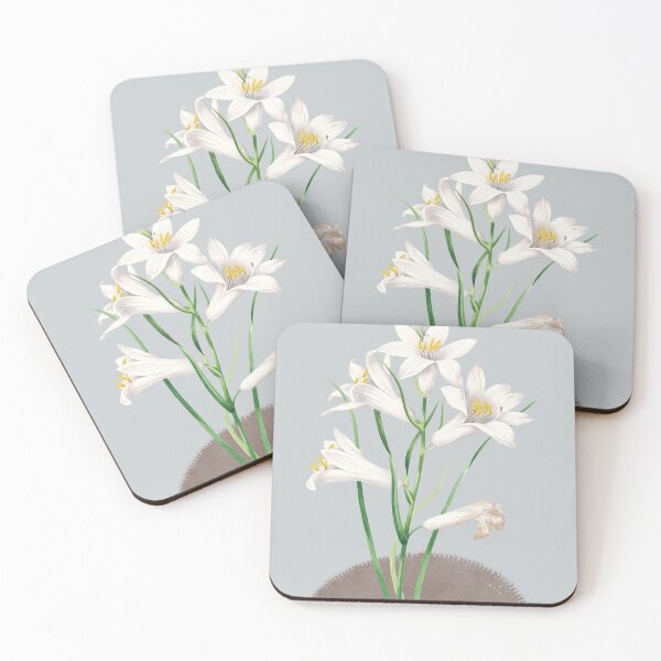 Item preview, Sympathy Flowers, Vintage White Lilies designed and sold by JoyforU.
