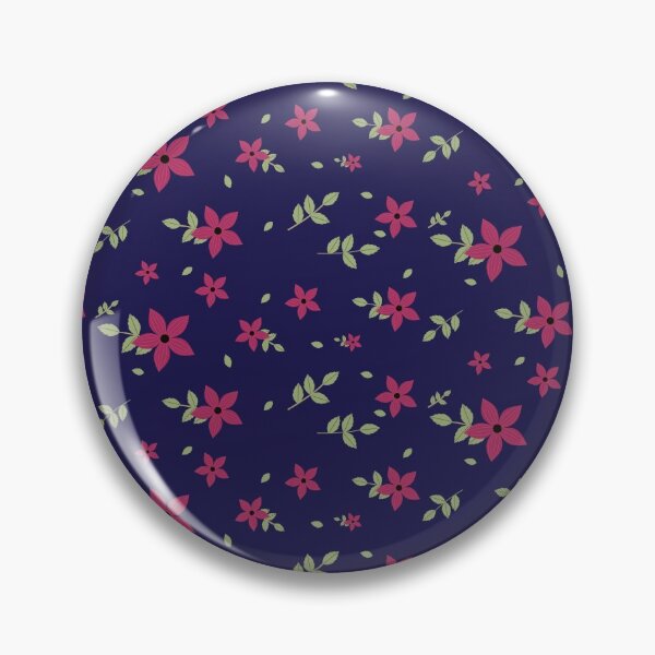 Item preview, Midnight Blue Floral Repeating Pattern  designed and sold by DesignBliss2021.