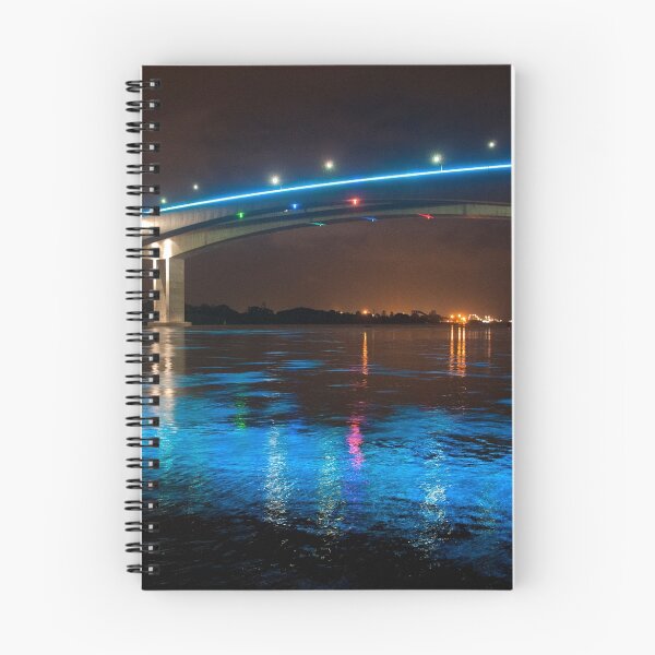 Item preview,  As the river peaked - Brisbane River, Gateway Bridge designed and sold by Jaxybelle.