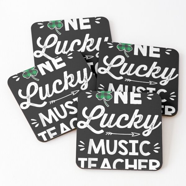 Item preview, One Lucky Music Teacher St Patricks Day Shamrock St Patty T-Shirt designed and sold by Lukifo-Mission.