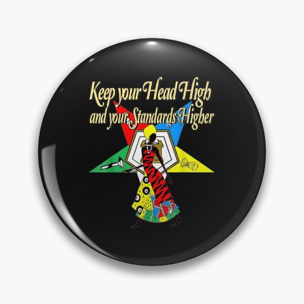 Item preview, Order Of The Eastern Star OES Keep Your Head High Diva Fatal T-Shirt designed and sold by Lukifo-Mission.