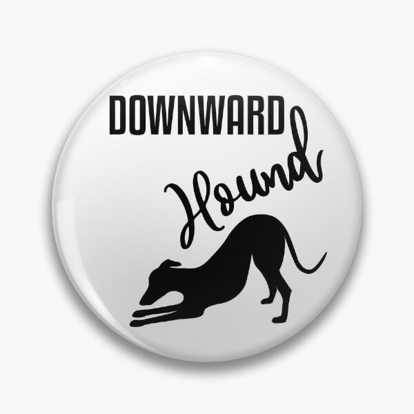 Item preview, Downward Hound Greyhound Yoga Pose designed and sold by GreytGraphicals.