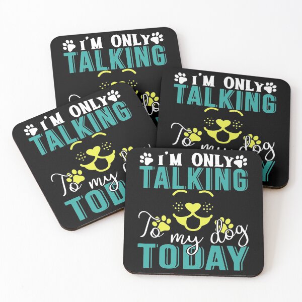 Item preview, I'm Only Talking To My Dog Today Shirt Funny Dog Lover Gift Shirt designed and sold by jvtee.