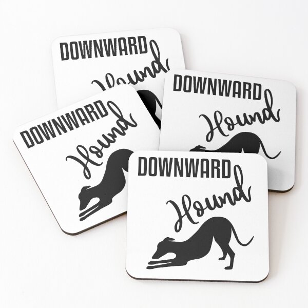 Item preview, Downward Hound Greyhound Yoga Pose designed and sold by GreytGraphicals.