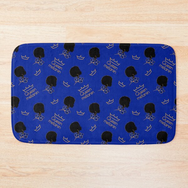 Item preview, african women american girl crown queen melanin indigo flowers designed and sold by IriSev.