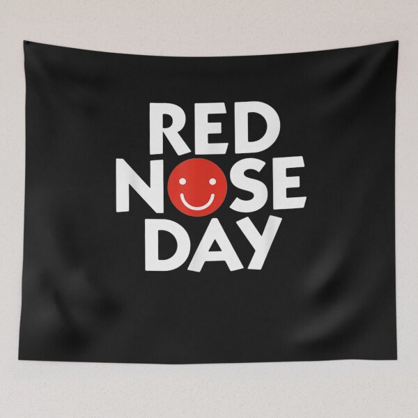 Item preview, Red Day Smiley Funny Nose T-Shirt designed and sold by Lukifo-Mission.