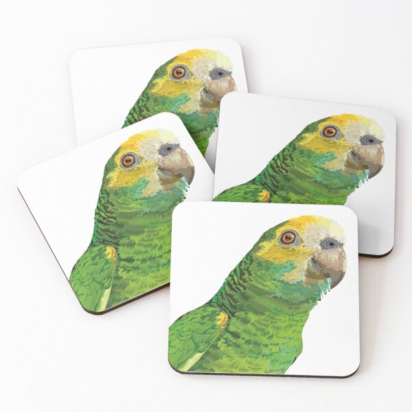 Item preview, The Gualda-shouldered Amazon (Amazona barbadensis) designed and sold by obscurite.
