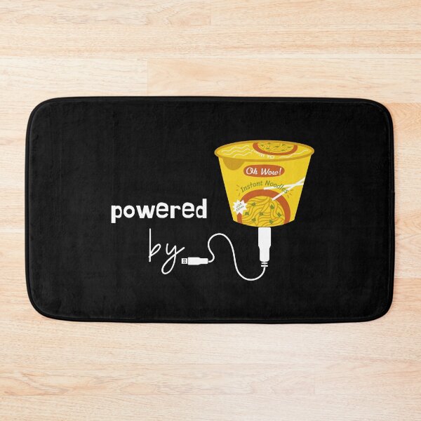 Item preview, Powered by Instant Ramen designed and sold by leBoosh-Designs.