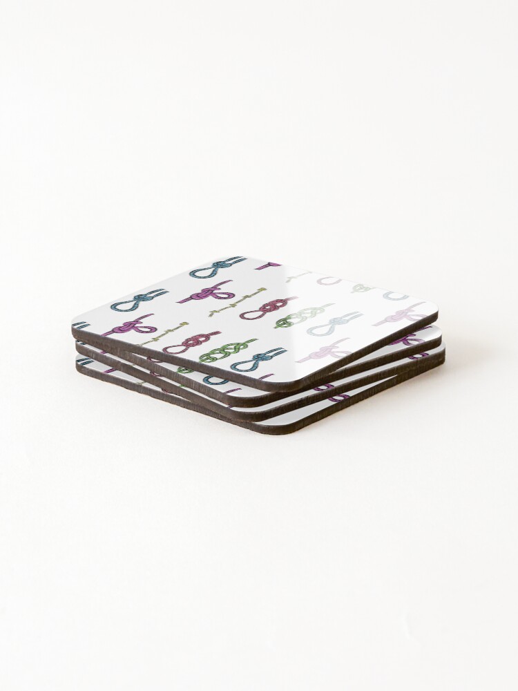Thumbnail 4 of 5, Coasters (Set of 4), Climbing mode designed and sold by DesignWho.
