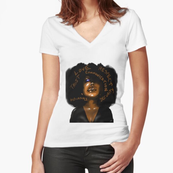 Love & Trust Fitted V-Neck T-Shirt