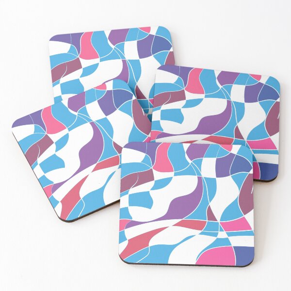 Item preview, Geometric colorful vitrage abstract design art illustration pattern designed and sold by SidorovaOO.