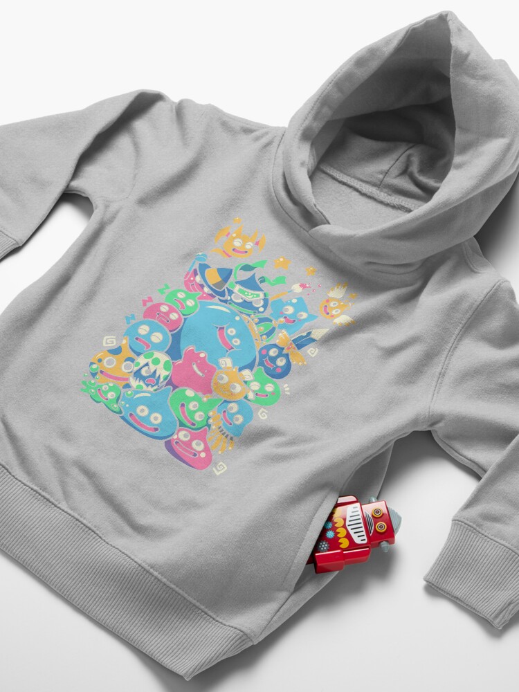 Alternate view of Slime Party! Toddler Pullover Hoodie