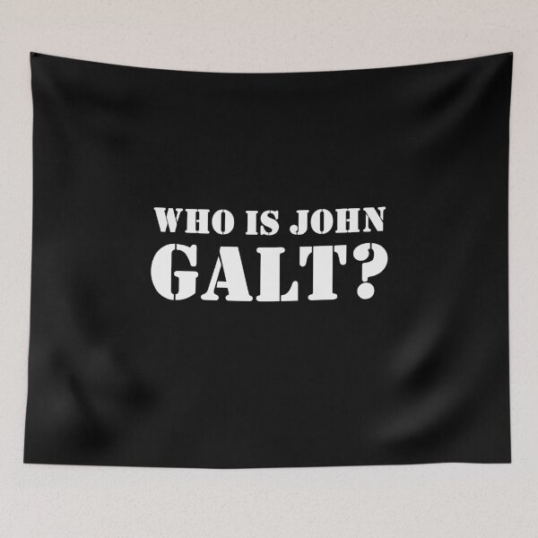 Item preview, Who is John Galt? designed and sold by Heloisa Facchin.