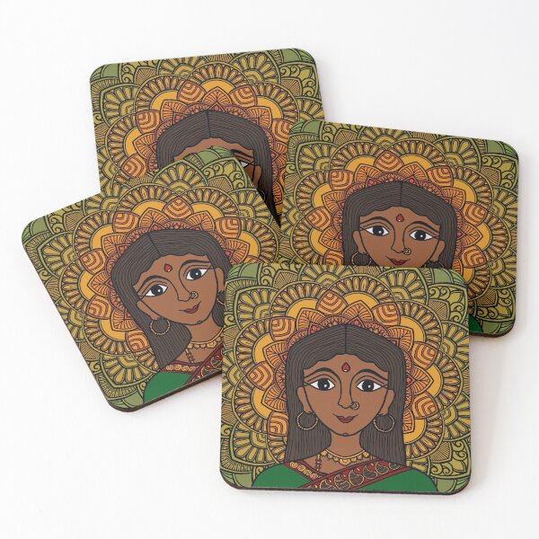 Item preview, Indian woman designed and sold by snebaskart.