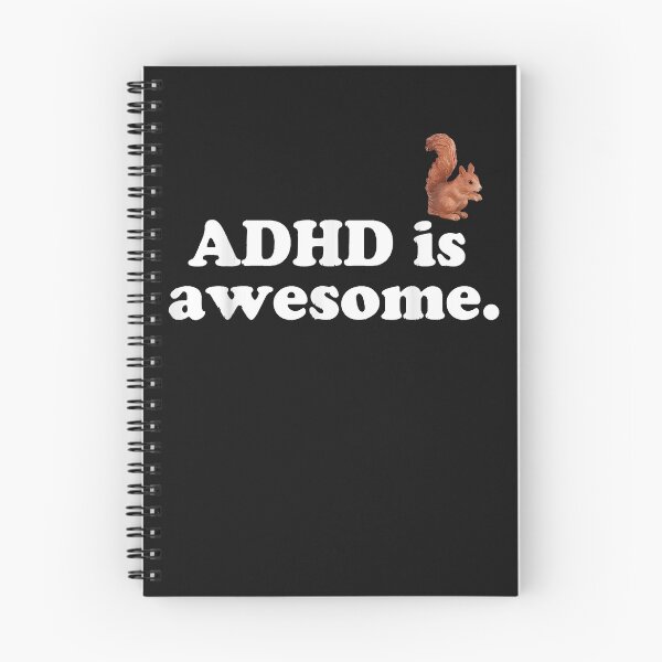 Item preview, ADHD is Awesome Squirrel T-Shirt designed and sold by Lukifo-Mission.