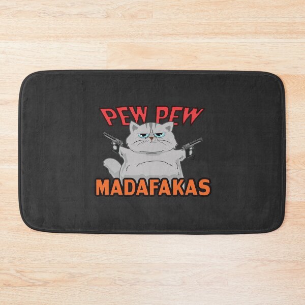 Item preview, Pew Pew Pew Madafakas Cat designed and sold by minchakorn.