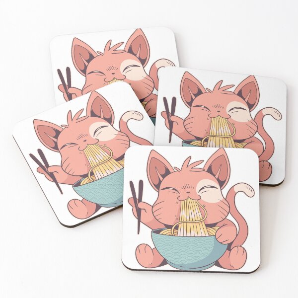 Item preview, Lindo gato comiendo ramen designed and sold by teez4dayz.