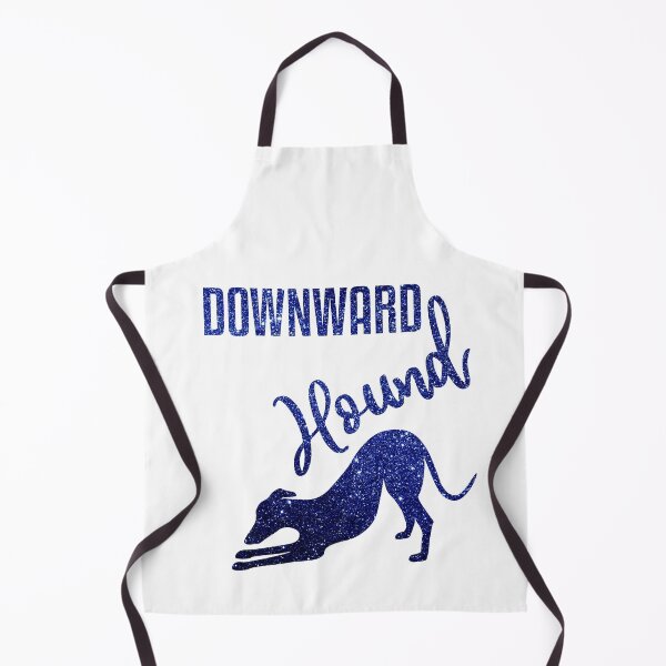 Item preview, Blue Downward Hound Greyhound Yoga Pose designed and sold by GreytGraphicals.