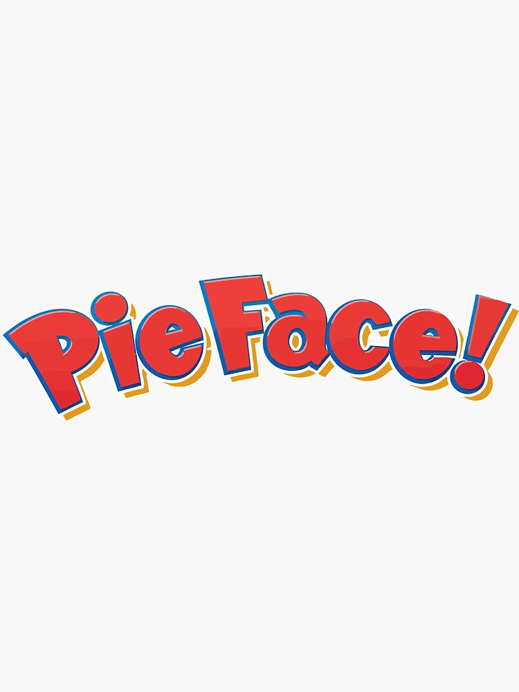 "Pie Face 2 Resto" Sticker for Sale by Ashlandesign Redbubble