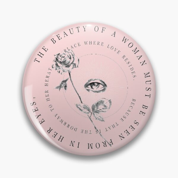 Item preview, Eye and rose with quote of beauty from Audrey Hepburn designed and sold by the-cold-dots.